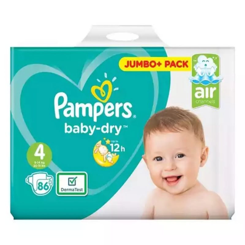 Baby-Dry Taped Diapers (Jumbo)